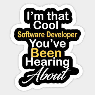 Software Developer Sticker